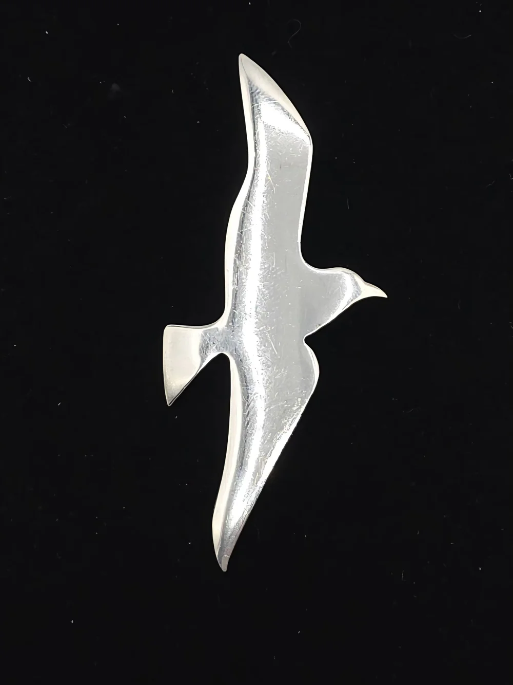 Sterling Silver Seagull Pin Brooch Or Pendant